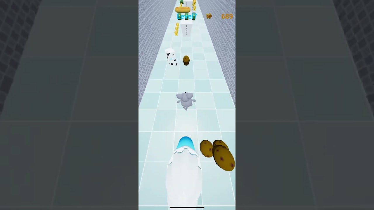 Level7, Part1. Cute mouse in  runner game “Mouse”🐭Download and play now📲 Link in comments👉