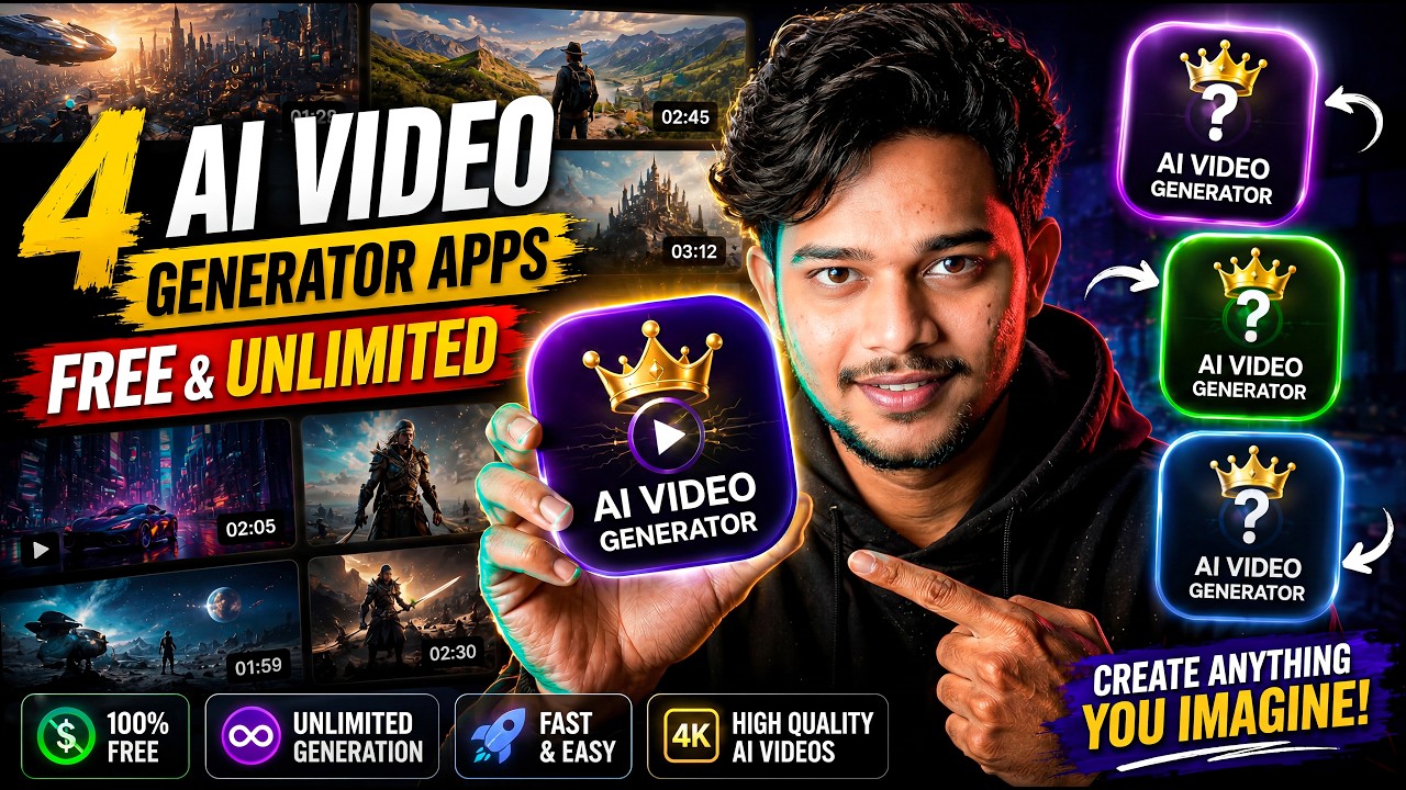 Create Unlimited FREE AI Video Generator🔥BEST AI Video Generator | Text to Video AI Free