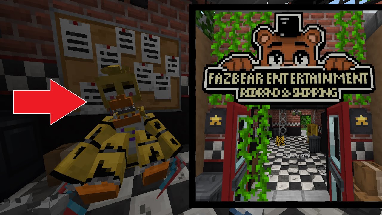 Лучшее начало новой серии FNAF: Management Wanted Survival? | Мод Minecraft MW Часть 1