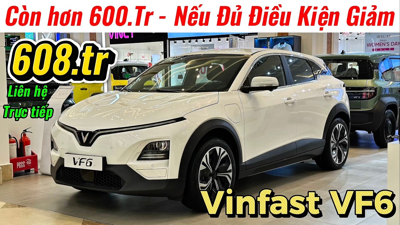 ✅Vinfast VF6 Còn nhô 600Tr Nếu Đủ Điều Kiện Quy Đổi Hết Quà Tặng | Lăn Bánh VF6 | Giá Xe Việt