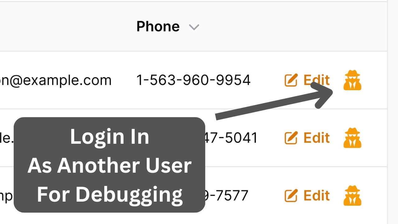 Filament Impersonate Plugin: Log In as Other User