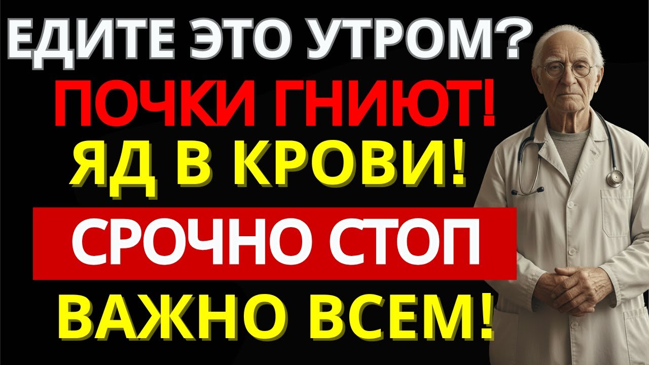78% С БОЛЬНЫМИ ПОЧКАМИ ДЕЛАЮТ ЭТУ ОШИБКУ НА ЗАВТРАКЕ — ВРАЧ НЕФРОЛОГ ПРЕДУПРЕЖДАЕТ | ДОМАШНИЙ ДОКТОР