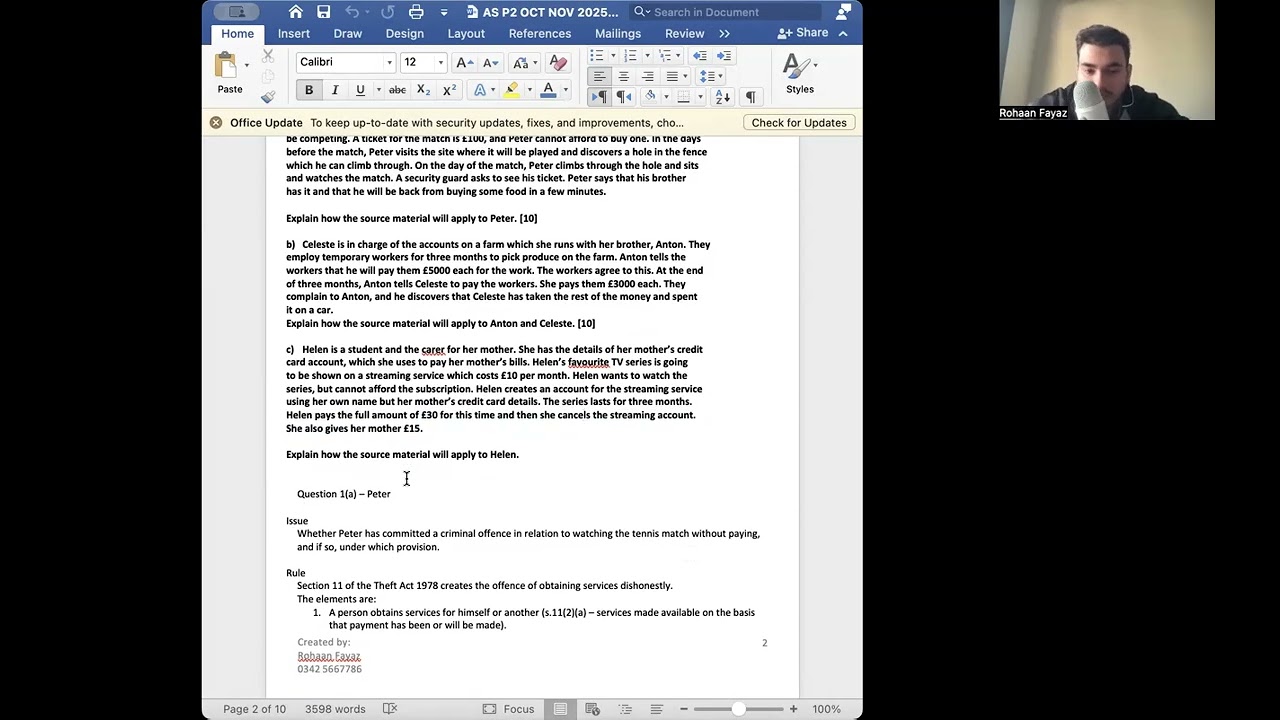 AS P2 Oct Nov Past paper Complete