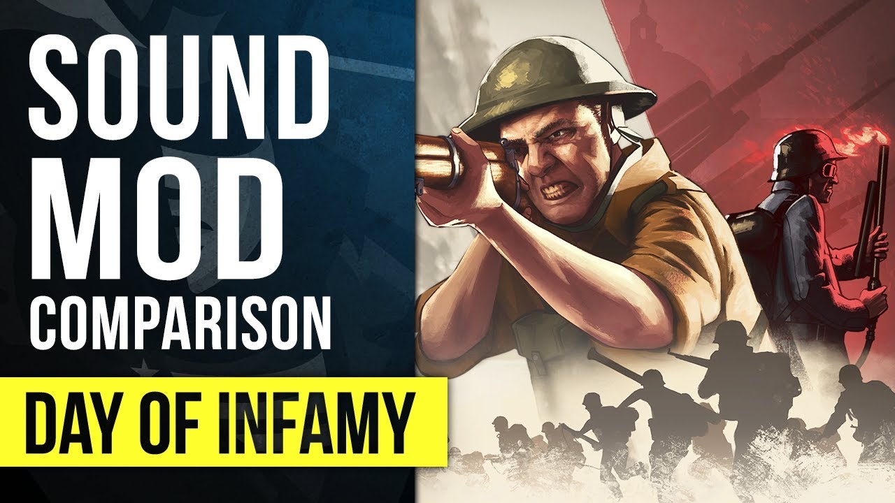 FULL SOUND MOD COMPARISON! | Day of Infamy (RealSound, Battlesound, Standard)