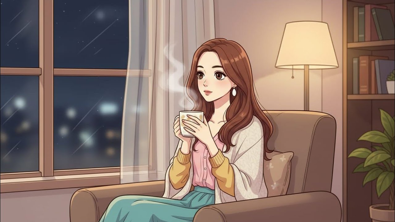 Her daily routine spend time ASMR relax yourself 