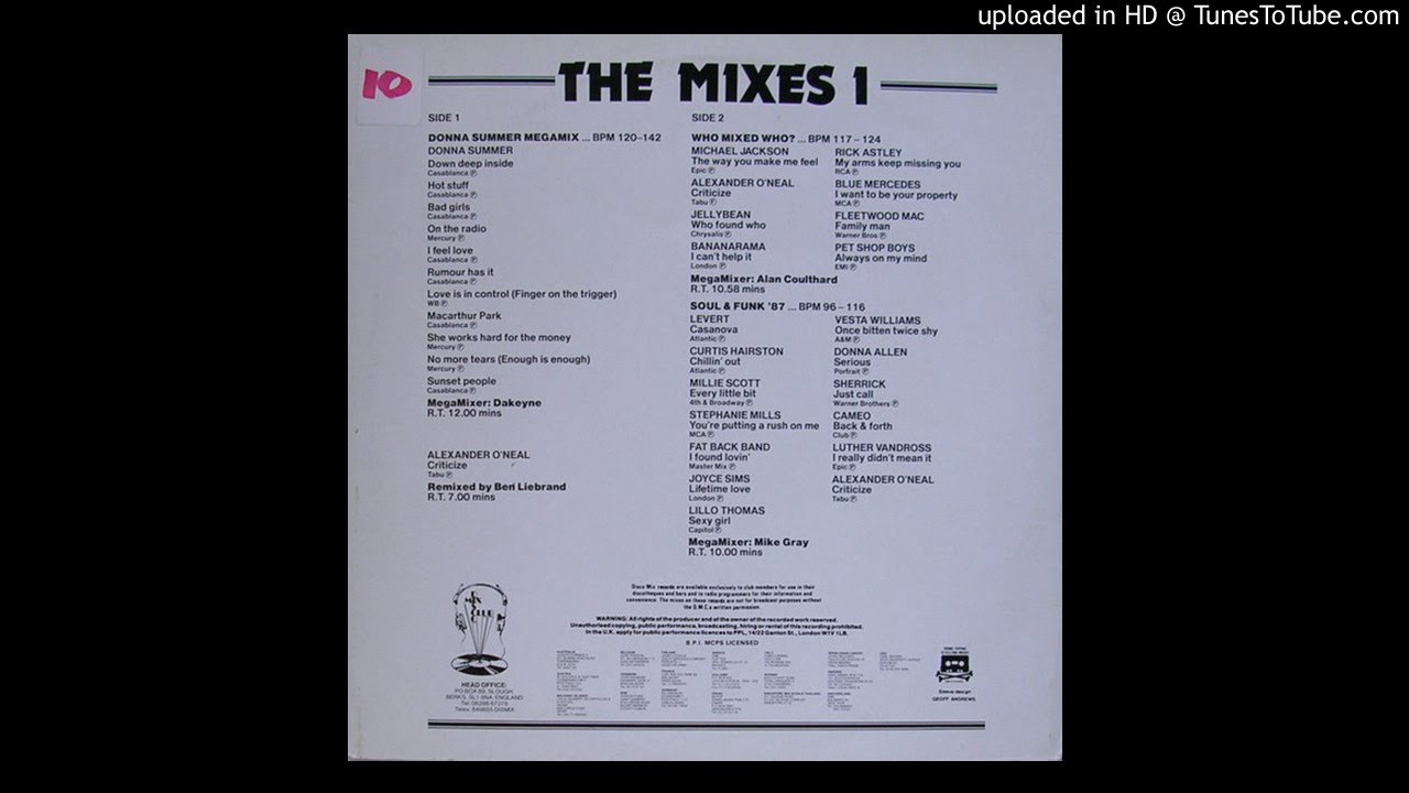Who Mixed Who (DMC mix by Alan Coulthard 1988)