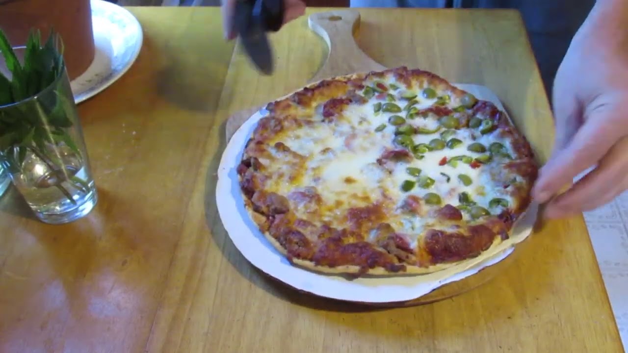 How to cut a pizza.  :)