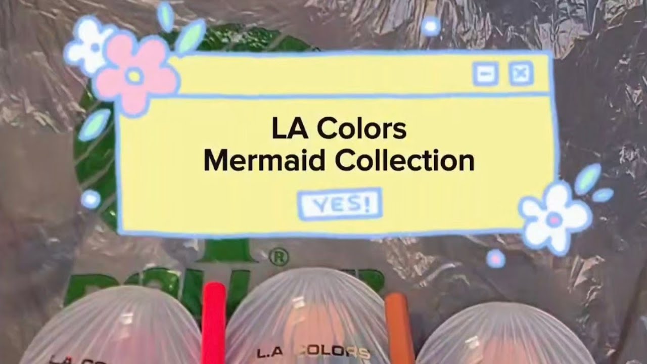 LA Colors Mermaid Collection at Dollar Tree 🌳 ##contentcreator #dollartreefinds #lacolorscosmetics 
