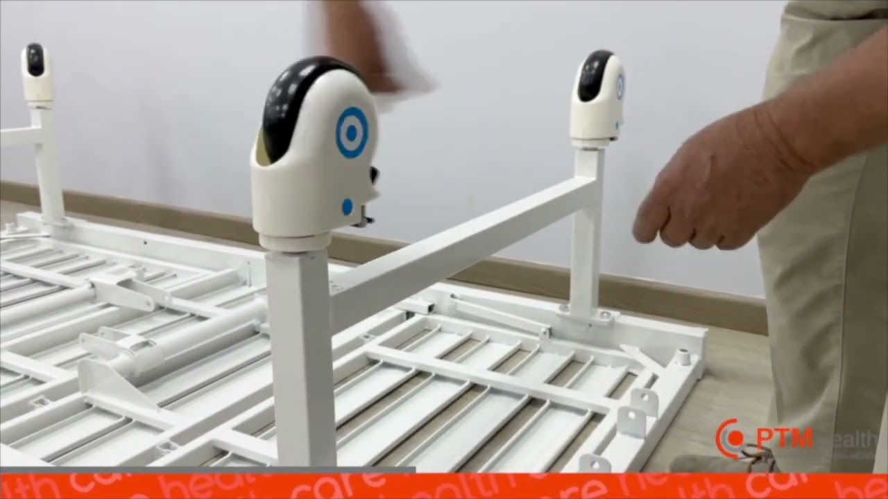 Armado de catre clínico manual de dos funciones