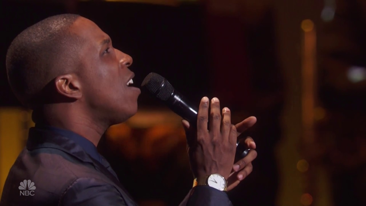 Leslie Odom Jr. sings 