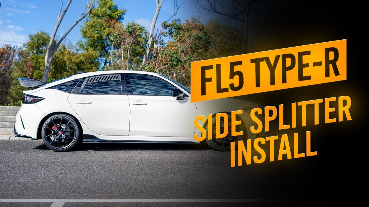 Honda FL5 Civic Type R Side Splitter Install | Flow Designs