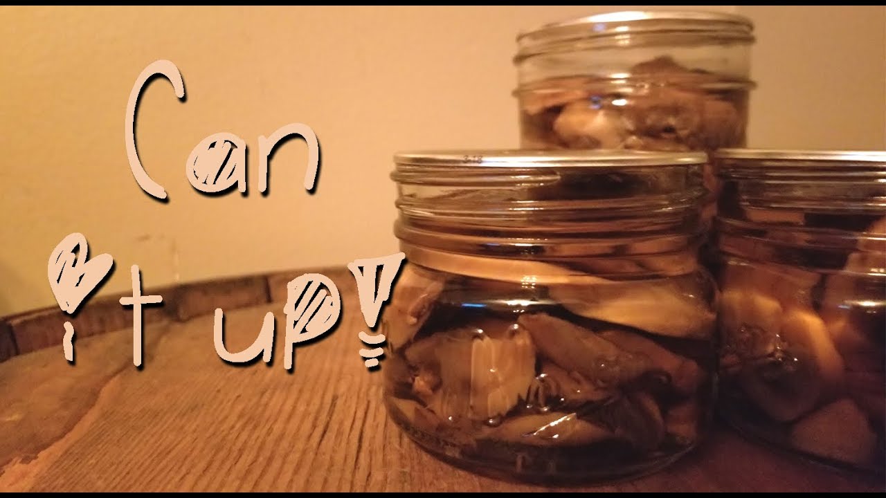 Canning Mushrooms for the Pantry ~ Food Storage