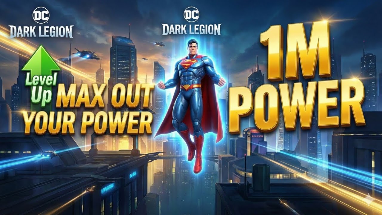 MAX OUT YOUR POWER | Dicas de como aumentar seu poder | DC Dark Legion