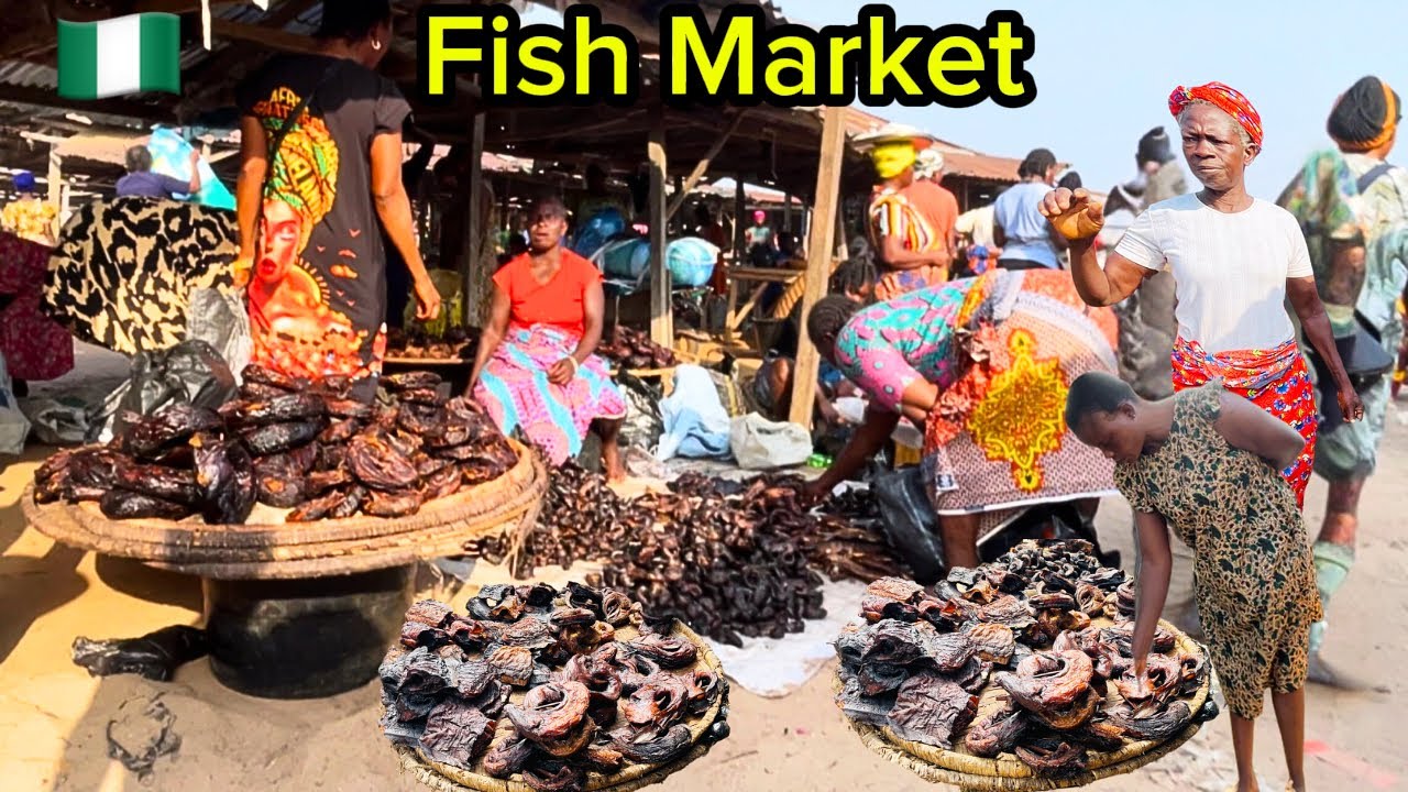 Biggest Fish Market | Rural Market Day in Ozoro | What Can $137.83 get You in this Market 