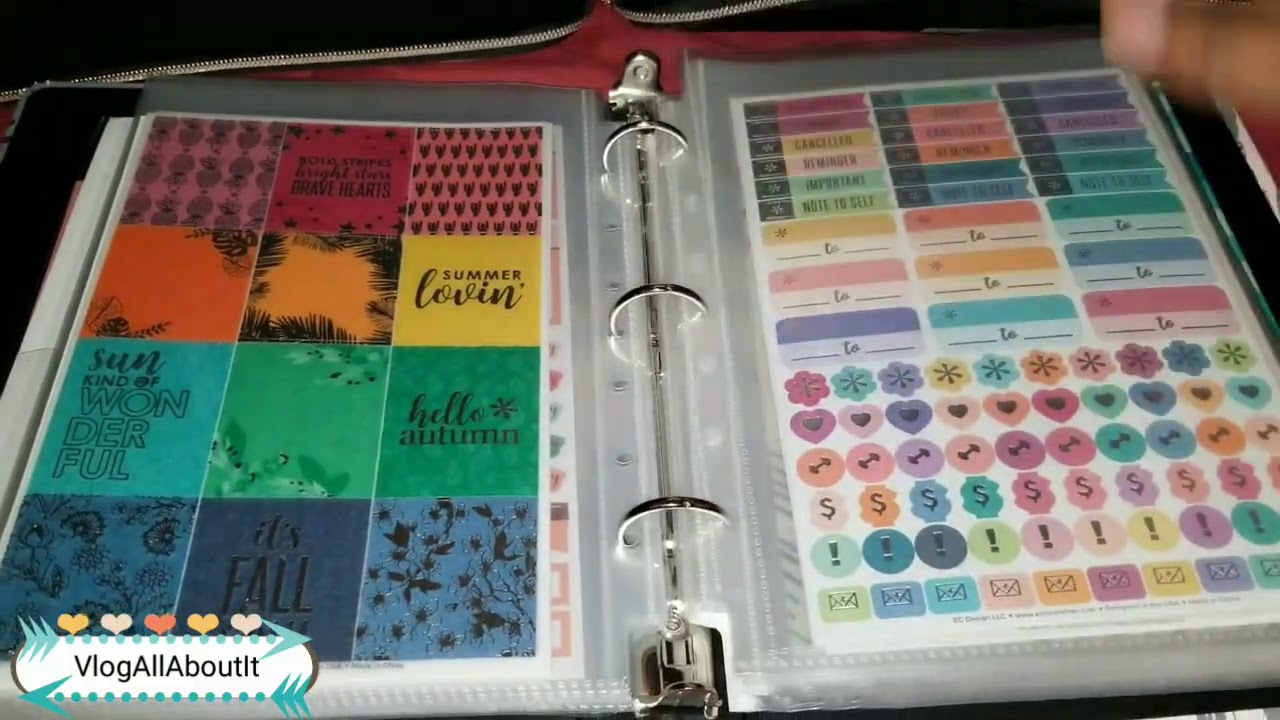EC (Erin Condren) Sticker Collection