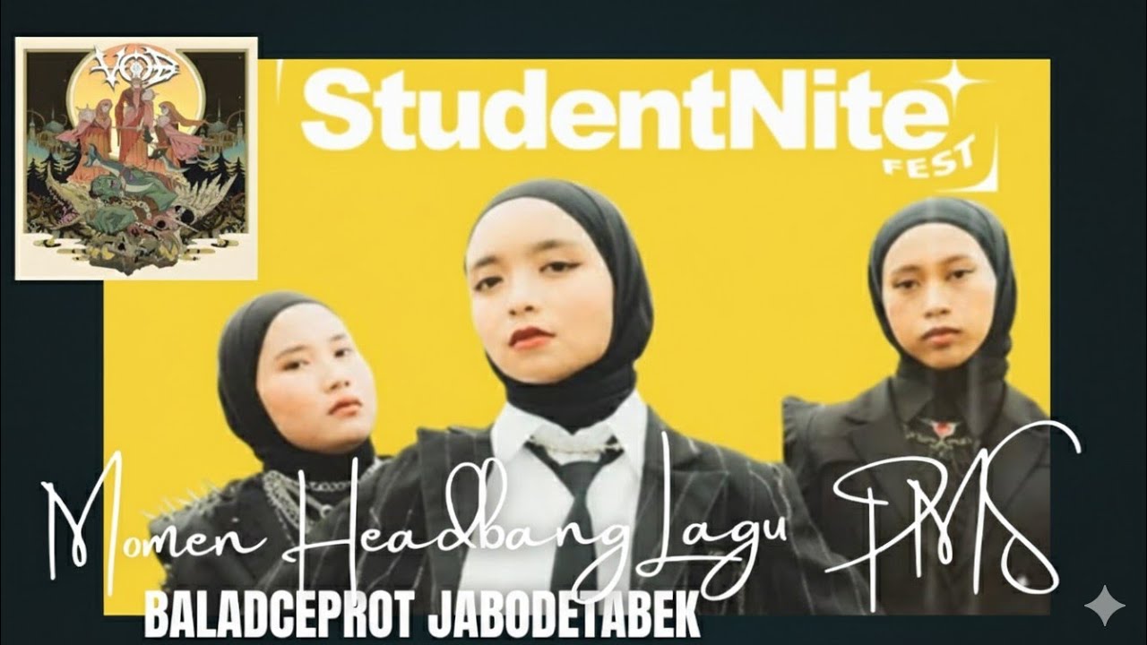 Momen Pertama Kali Baladceprot Headbang Bareng Buleceprot SNF FISIP UI