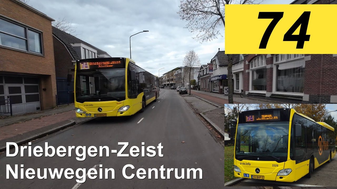 U-OV lijn 74: Driebergen-Zeist Station - Nieuwegein City | Qbuzz Utrecht | Qbuzz 3329 | 2025