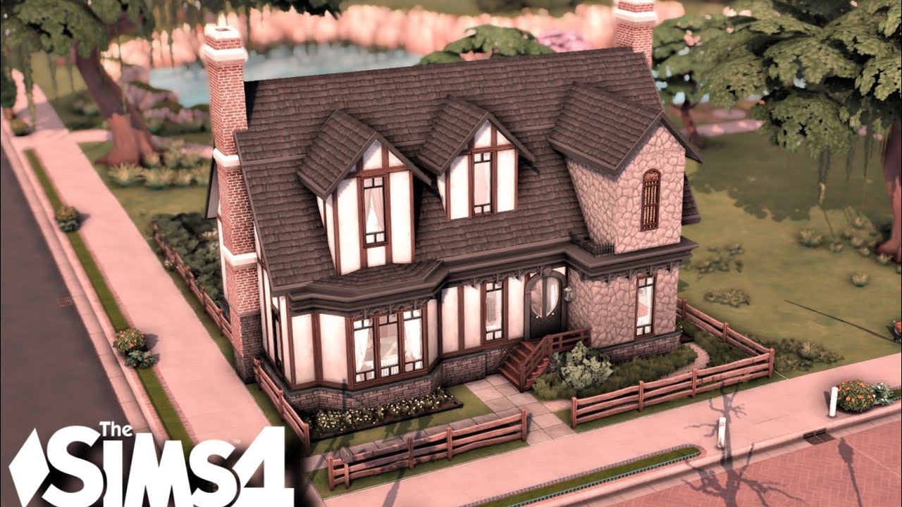 Pleasant Family Inspired House | No CC | The sims 4 | Stop motion Speed Build