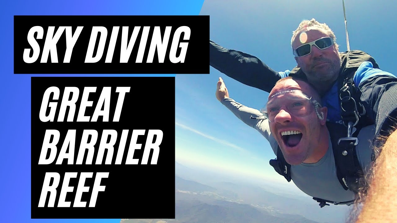 SKY DIVING BY THE GREAT BARRIER REEF!!! AUSTRALIA (VLOG)