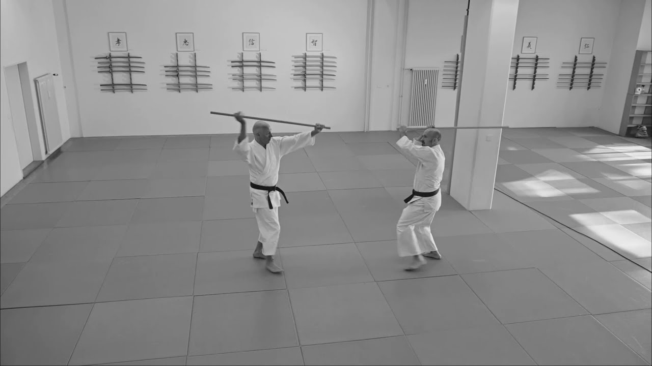 Jo Kata 1-4 basic (March 2021; in the Dojo)