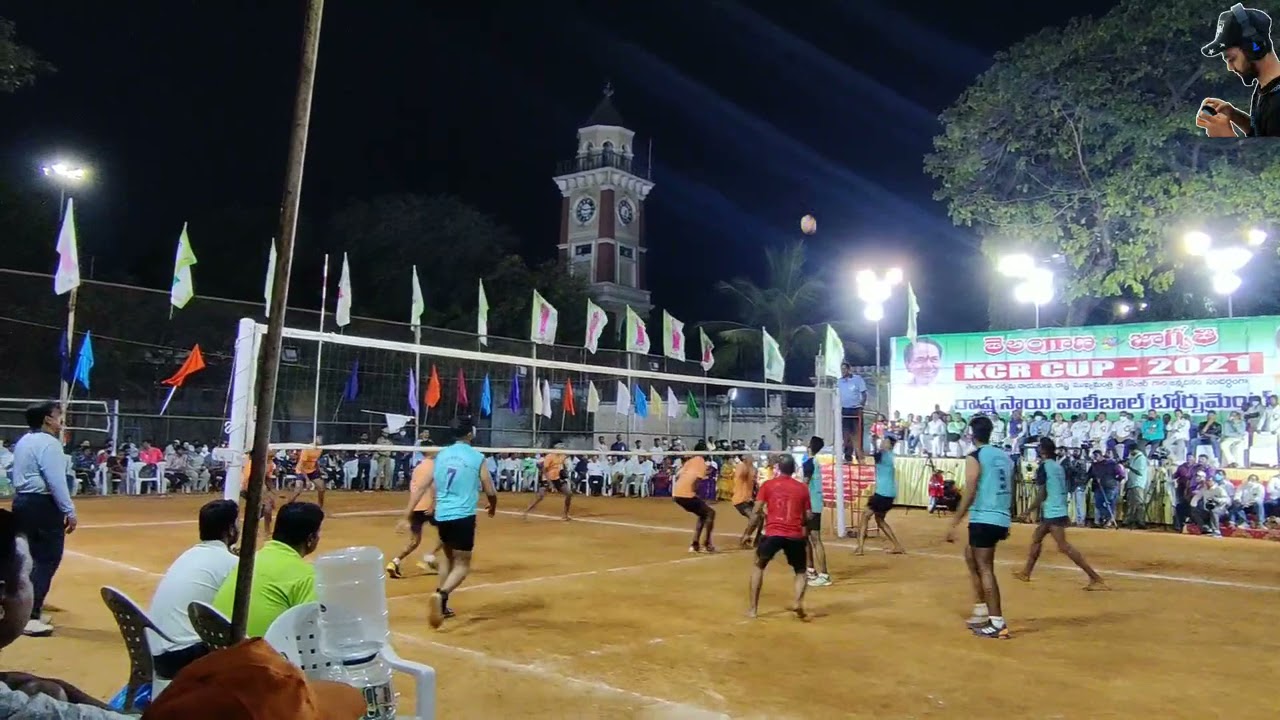 Kothagudem VS Mahbubnagar part -2 తెలంగాణ-జాగృతి Volleyball tournament LB Nagar stadium in Hyderabad