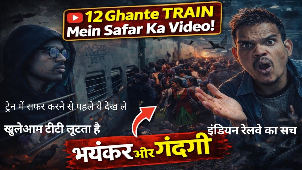 12 घंटे का सफर ट्रेन में  । भारतीय रेलवे का असली चेहरा ।बहुत ही बुरा हुआ । इंदौर से जबलपुर।