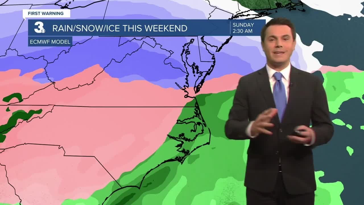 Winter storm could bring significant snow/ice accumulation to Virginia, North Carolina