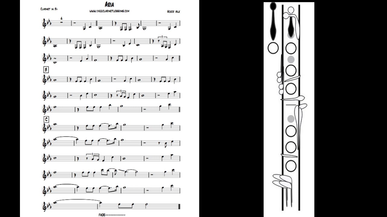Aria by Acker Bilk, Free clarinet lesson!