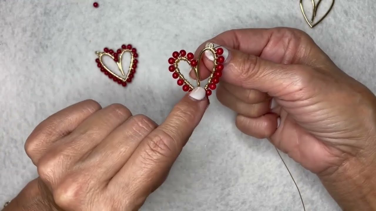 ¿Cómo entorchar un corazón con alambre? DYI entorchado con técnica de alambrismo