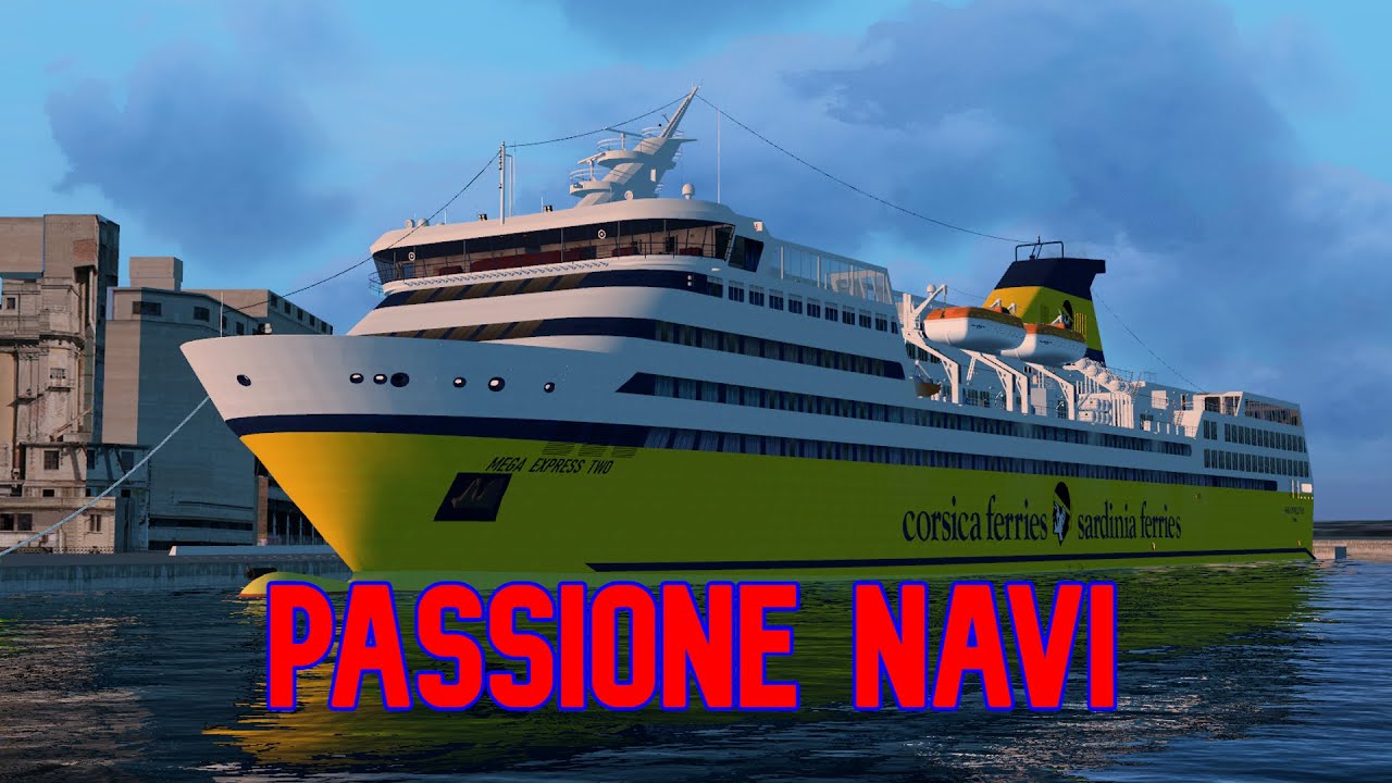 Arrivo del Mega Express Two a Livorno