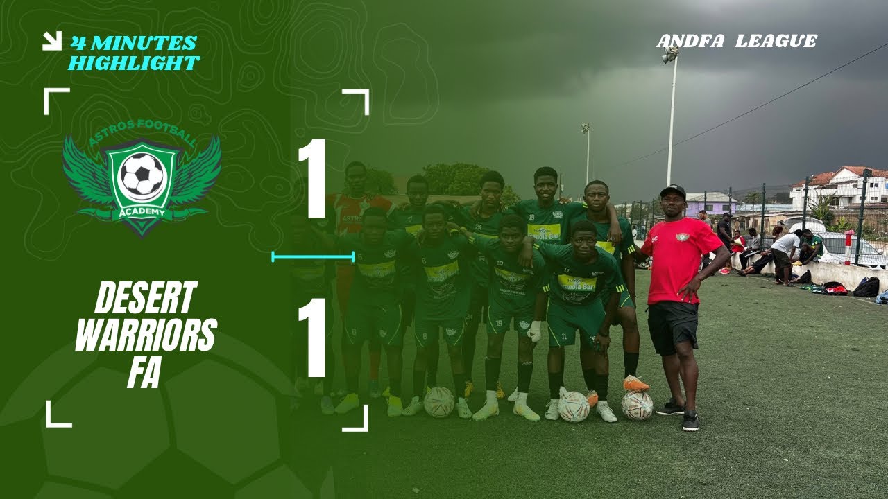 Astros FA vs Desert Warriors FC U17| 2nd League Match | 1–1 Draw (Penalty Shootout)