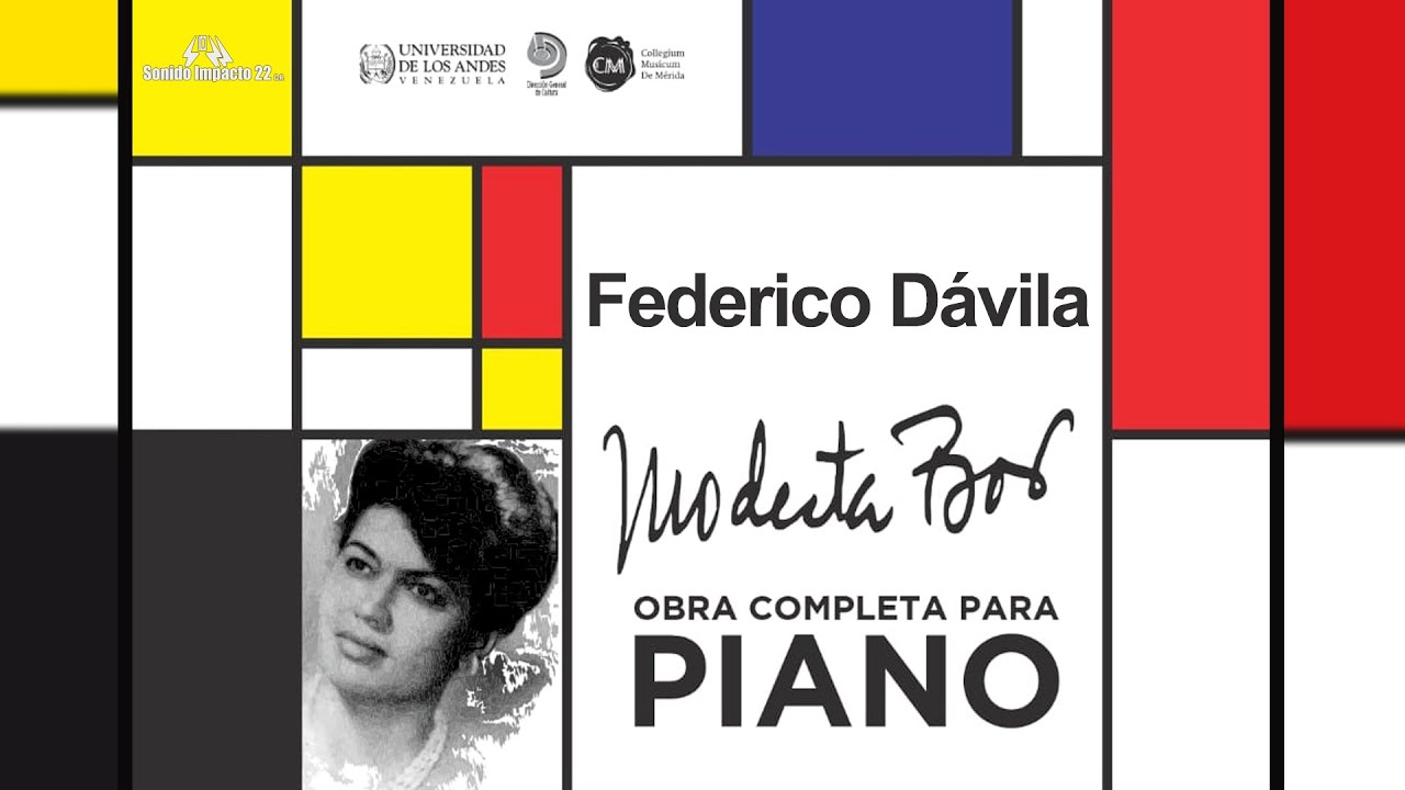 Modesta Bor, Suite criolla para piano. Federico Dávila, pianista