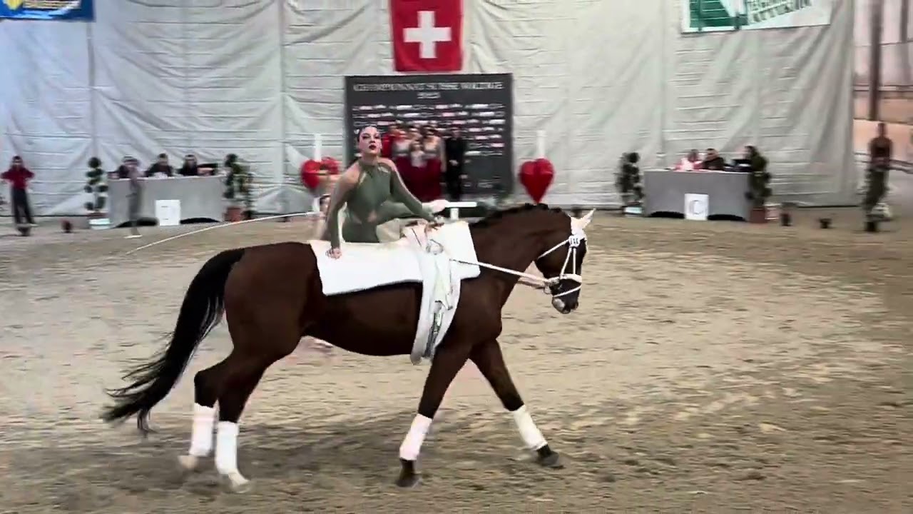 Schweizermeisterschaften Voltige 2023 Corcelles - S-Team Bietenholz 🥈