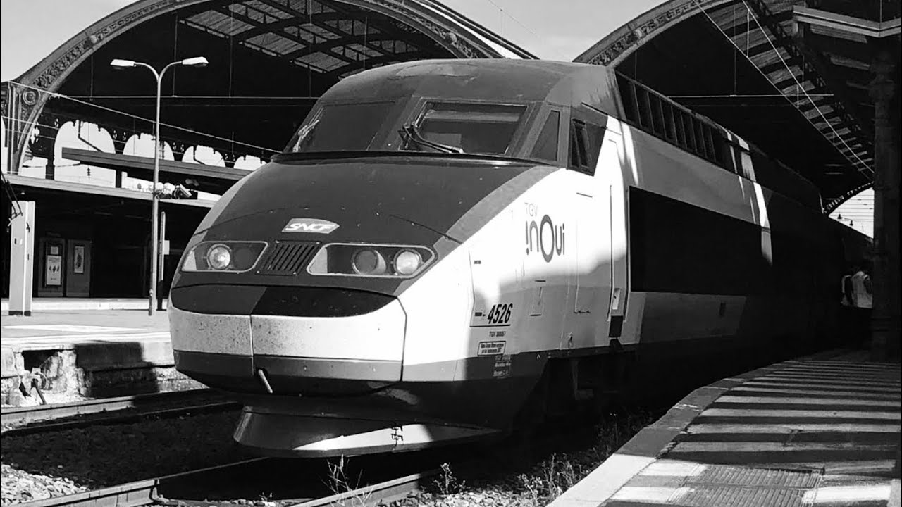 4K cabride TGV réseau entre massy et saint pierre des corps