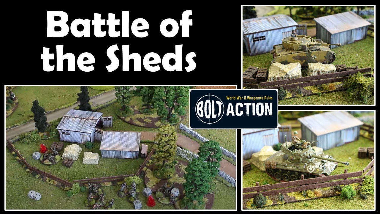 Battle of the Sheds - Bolt Action Battle Report