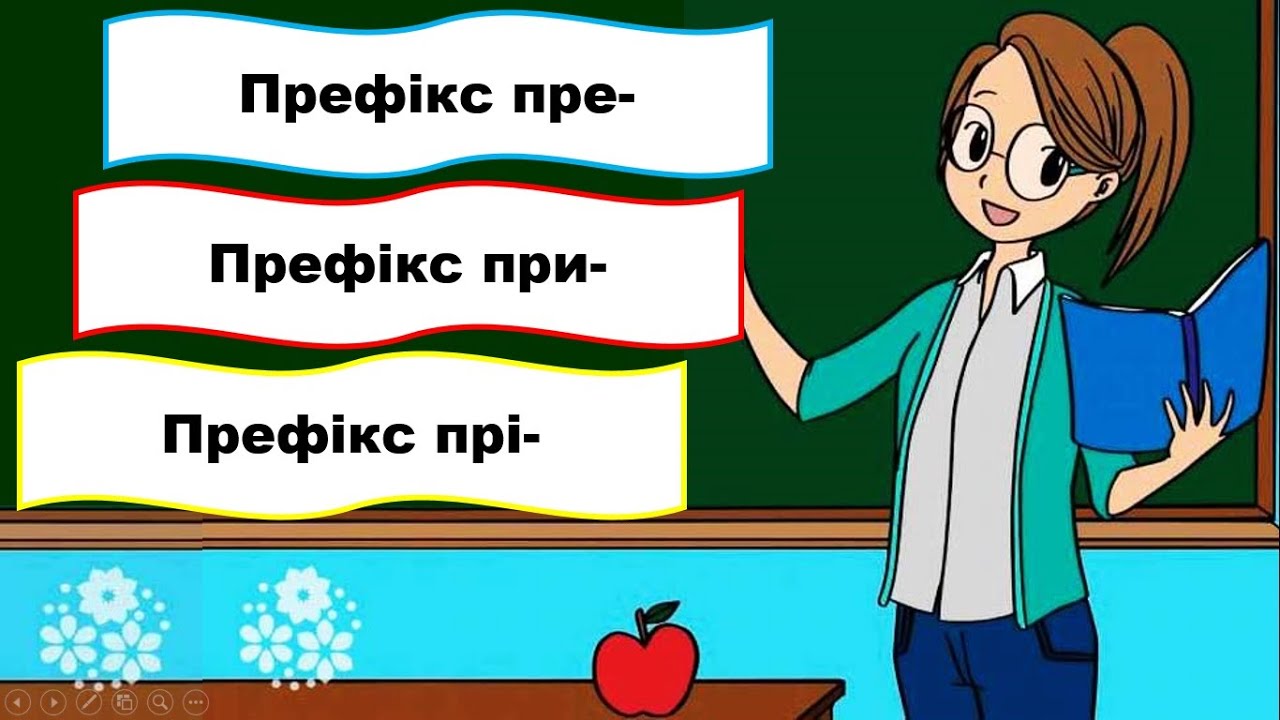 Написання префіксів пре- , при-, прі-