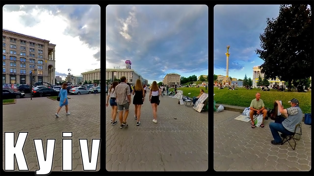 Kyiv Maidan Square walk 2021