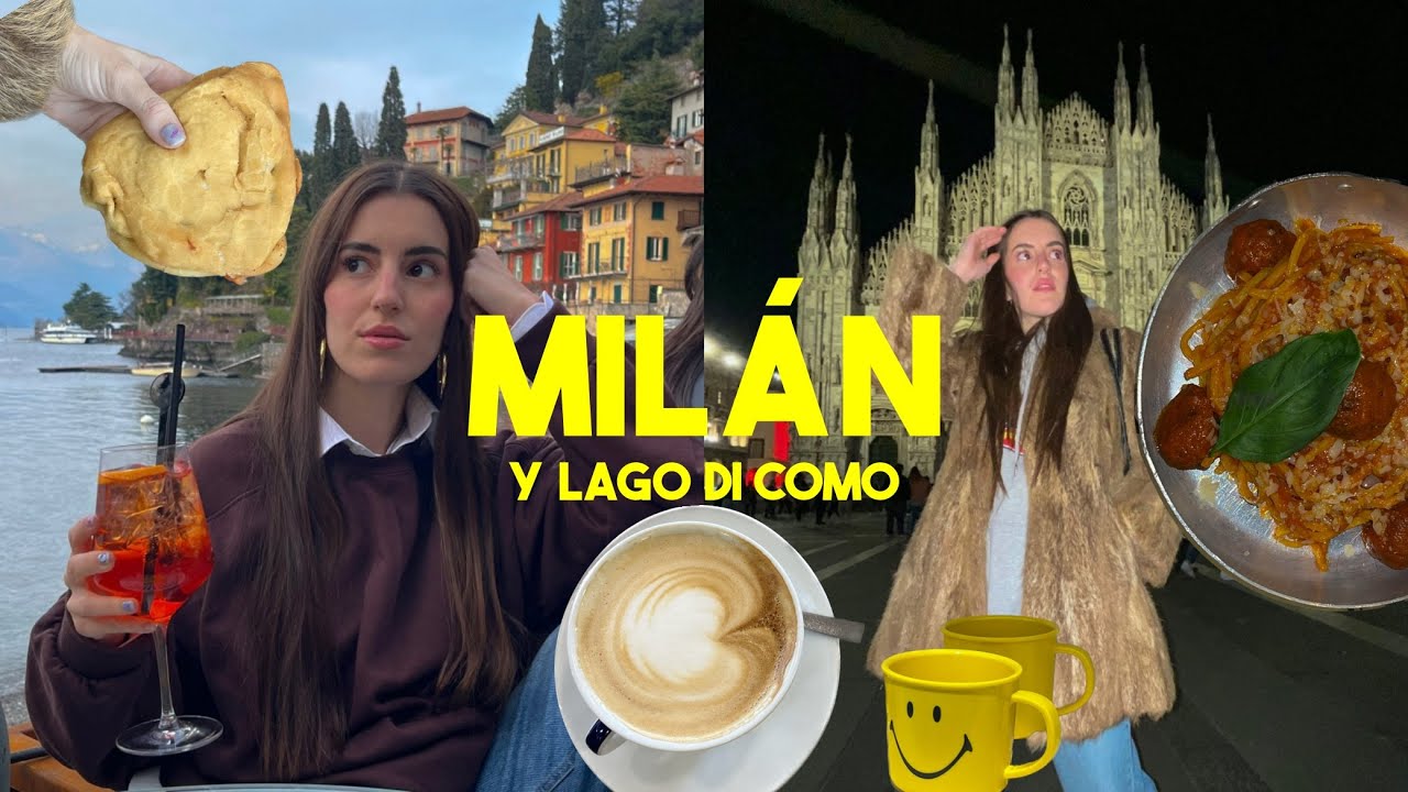 MILÁN y LAGO DI COMO en 3 días VLOG 🍝 (dónde comer, precios, transporte...)