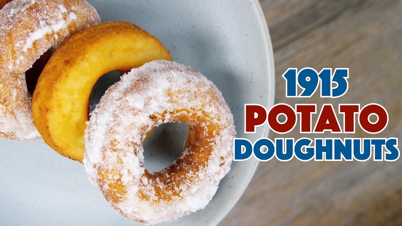 100 Year Old Recipe! 🍩 1915 Potato Doughnut Spudnuts Recipe - Old Cookbook Show - Glen And Friends