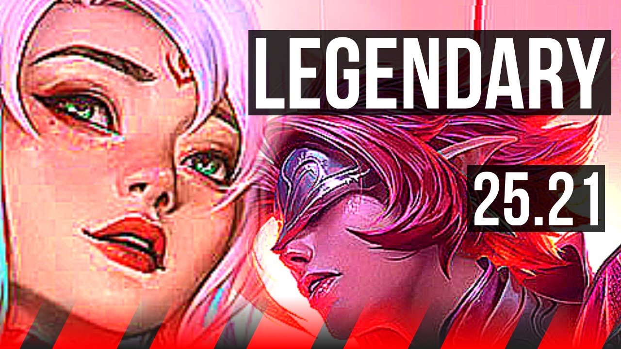 IRELIA vs RIVEN (TOP) | 10 solo kills, Legendary, 16/2/0 | KR Master | 25.21