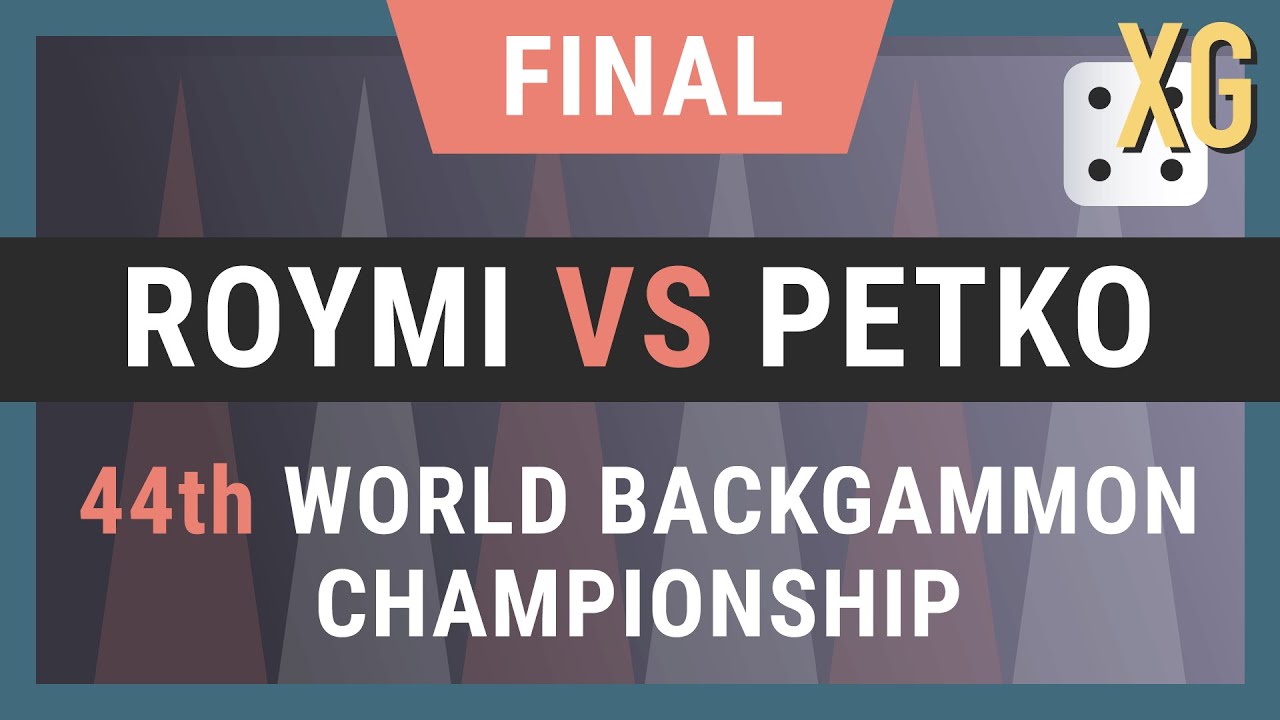 Backgammon World Championship 2019 Final - Eli Roymi vs Petko (XG + commentary)
