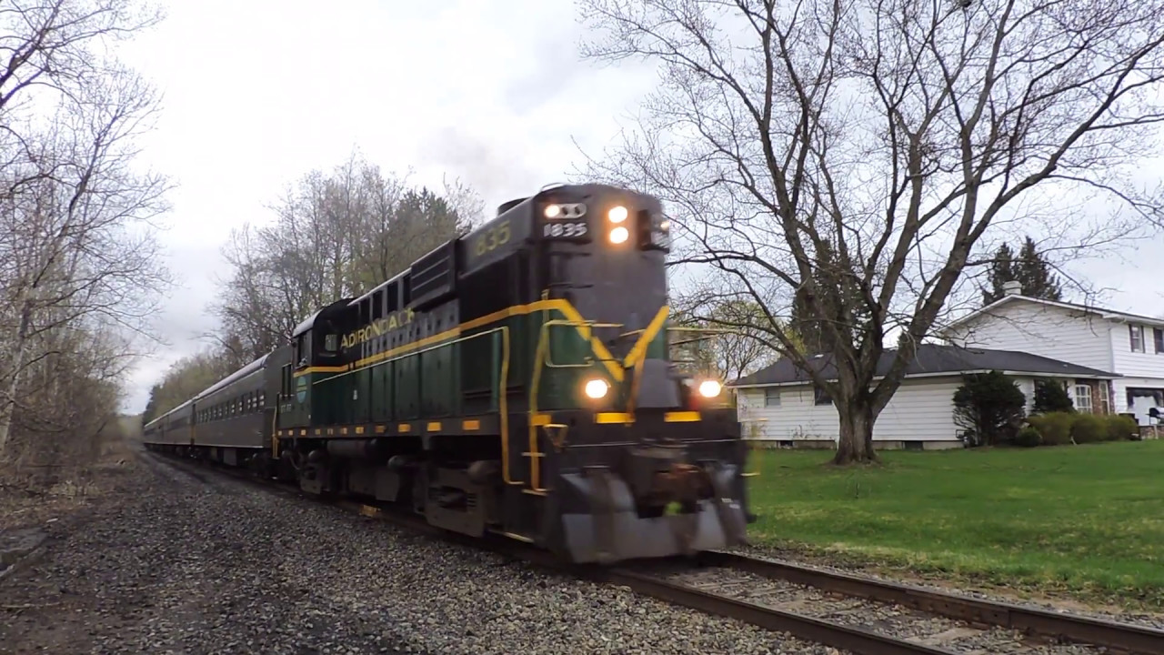 Chasing the Adirondack Scenic Railroad April 21st