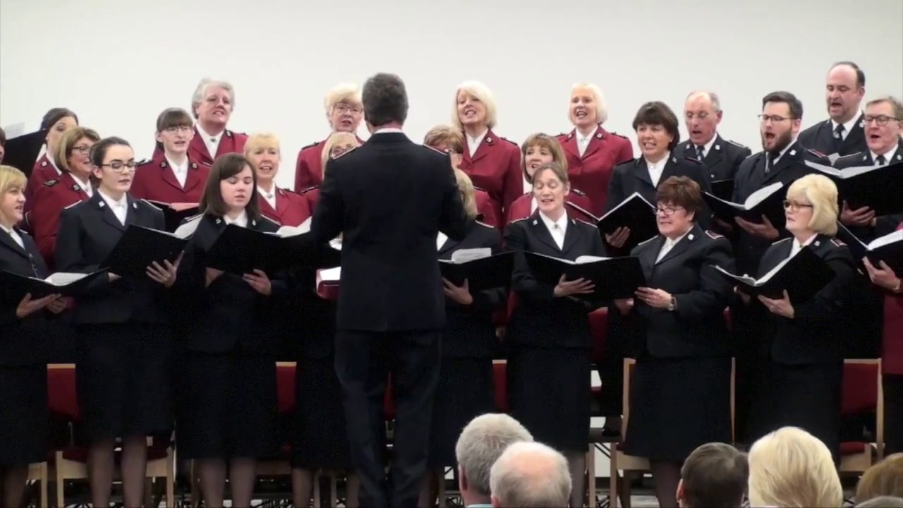 Hendon Songsters joins with the ISS to sing 'A Jubilant Song'