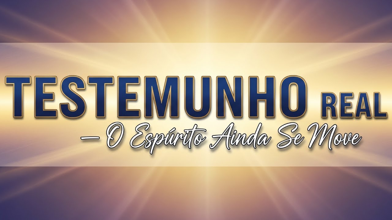Testemunho Real contado no Santo CULTO 