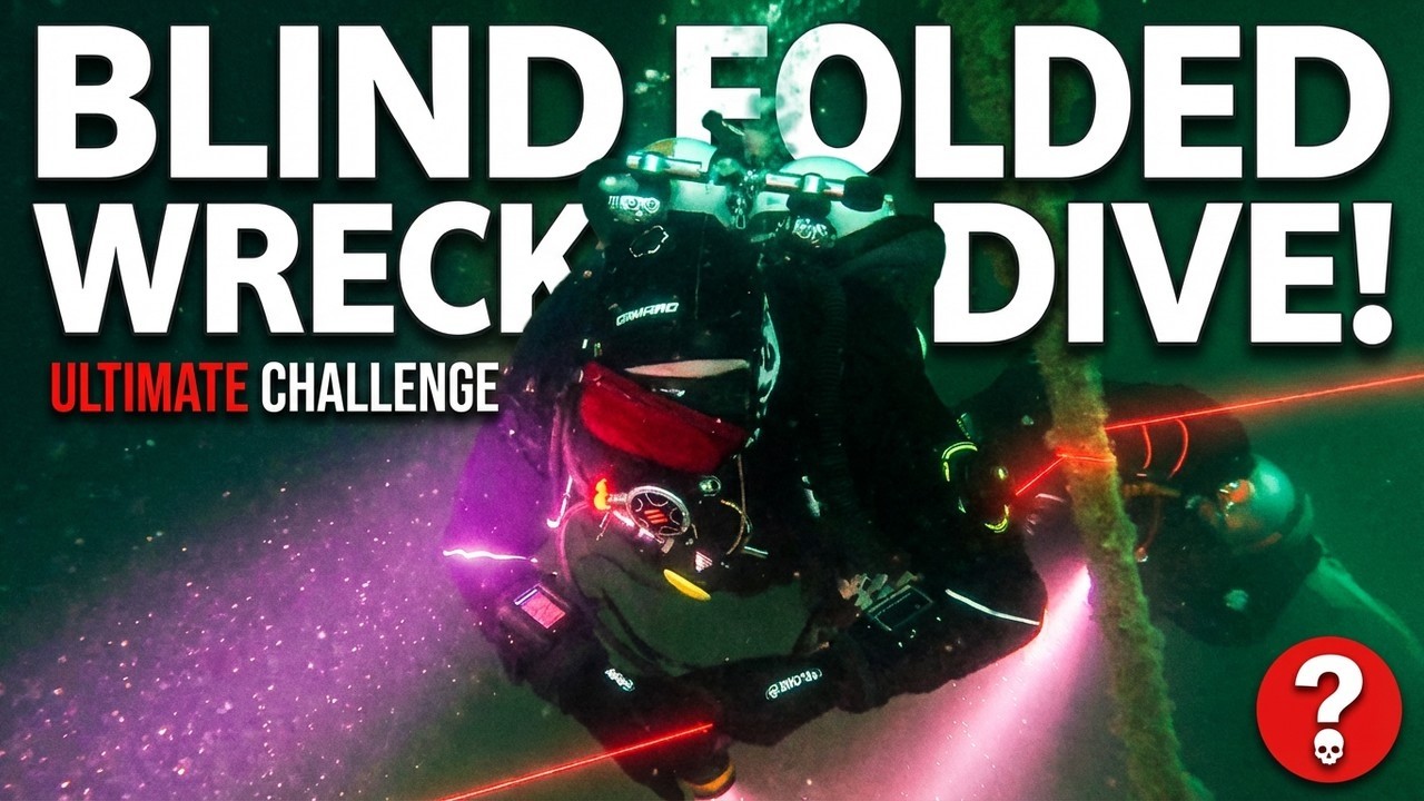 Blindfolded in a WWII Wreck | TDI Advanced Wreck Diving Malta