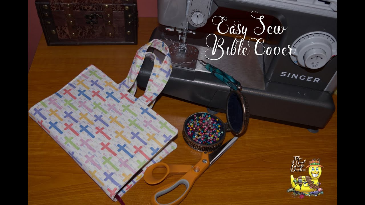Easy Sew Bible Cover Tutorial