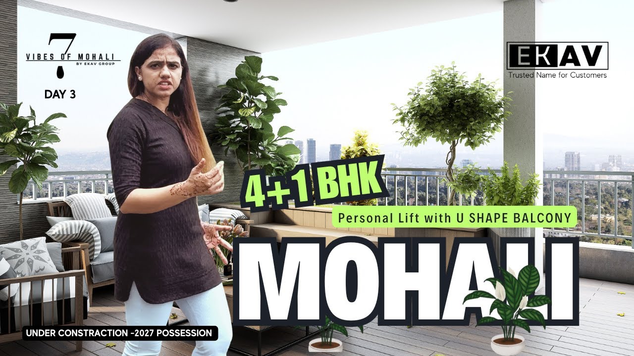 4+1 BHK Luxury Apartment | Under Construction | Prime Sector Mohali | Best Payment Plan &ndash; Book Now!
