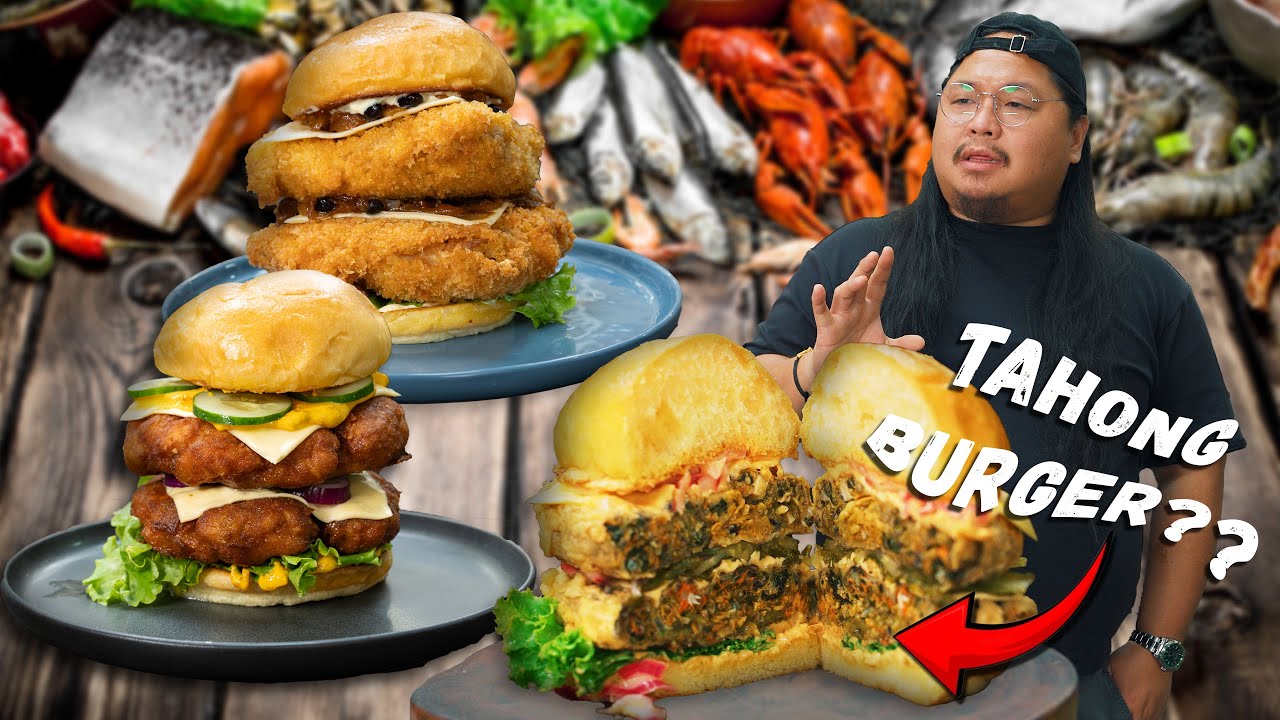 SEAFOOD BURGER 3 WAYS (LENTEN SPECIAL) | Ninong Ry