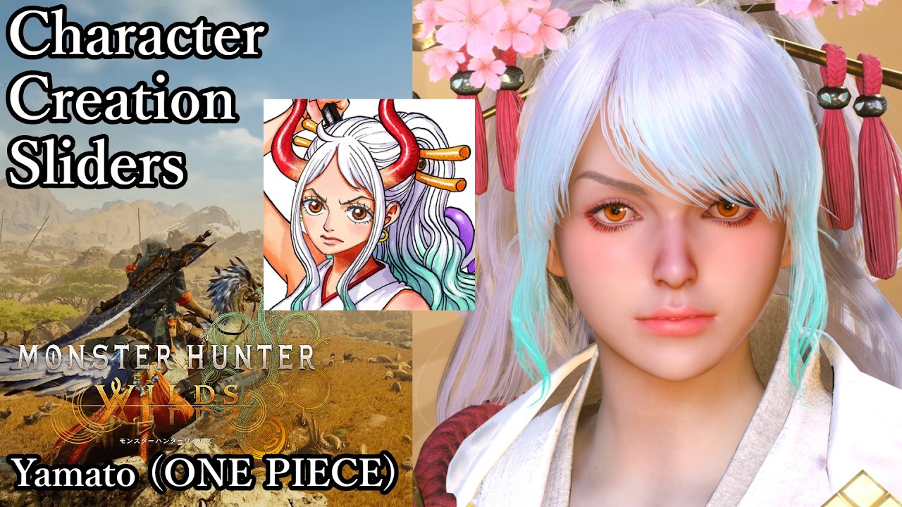 MONSTER HUNTER WILDS Character Creation - Yamato (ONE PIECE)