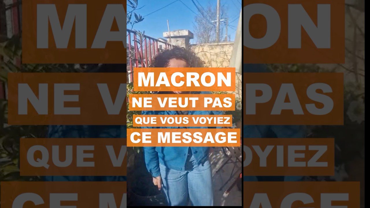 Macron veut contr&ocirc;ler tout ce que vous voyez !